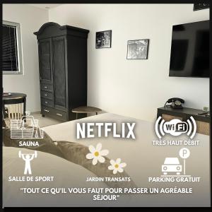 Appartements La Villa Perchee calme, sauna, parking prive : photos des chambres