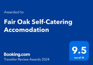 Fair Oak Self-Catering Accomodation