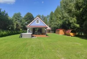 Domek z jacuzzi,kajaki i rowery,sauna -Malinowy Reset - Pilchy