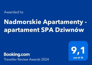 Nadmorskie Apartamenty - apartament SPA Dziwnów