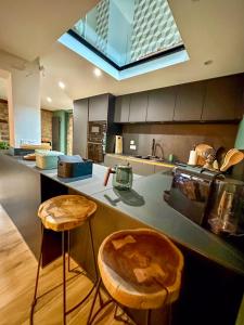 Chalet Le René-Sens - 5 pers - Grande terrasse - bain nordique SPA - Piscine