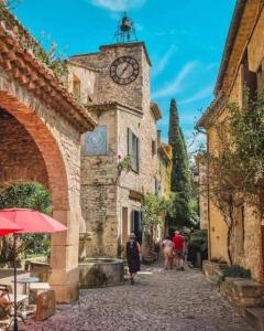 Maisons de vacances Les Dentelles du Ventoux - Gite avec Piscine : photos des chambres