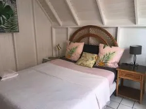 Petite case créole au calme. Salle d'eau. - Marigot