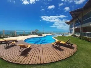 Apart Canoa Quebrada vista mar- condominio fechado - 阿拉卡蒂