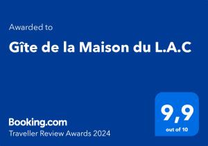 Maisons de vacances Gite de la Maison du L.A.C : photos des chambres