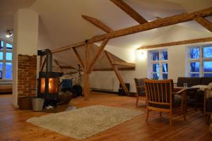 Ferienhaus Hof Papenwohld - Naturpark, Gartensauna
