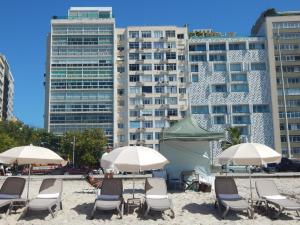 Flat Atlântica Alto luxo - Posto 6 Copacabana - CP02