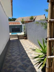 Casa agradável com pequena piscina !