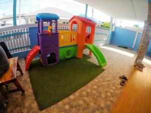 Blue house pool villa