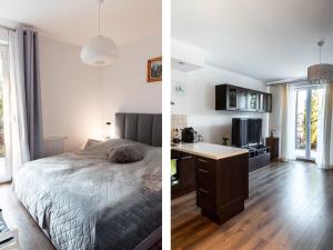 APARTAMENT POD GWIAZDAMI, z dwoma ogródkami i dwoma tarasami