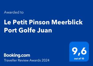 Le Petit Pinson Meerblick Port Golfe-Juan
