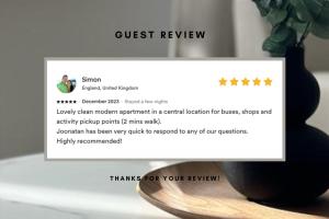 Design apartment in city center with free parking