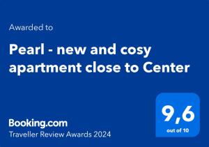 Pearl - new and cosy apartment close to Center