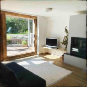 Schöne Wohnung mit Sonnenterrasse und Kamin