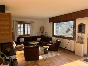 Chalet familial à Megève, vue sur le village