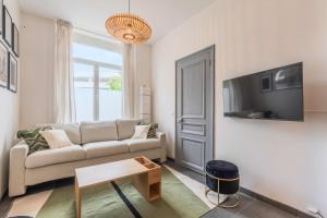Maisons d'hotes 4-bedroom house centre, near the metro + car park : photos des chambres