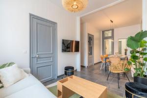 Maisons d'hotes 4-bedroom house centre, near the metro + car park : photos des chambres