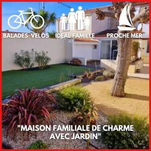 "COCON SAINT HILAIRE" Maison de charme 7 personnes, jardin clos, 5 min plage, port, commerces - Talmont