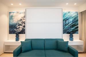 Appart'hotels Residence Hoteliere Chambord au coeur de Menton - entierement renovee : Studio Lit King-Size Deluxe