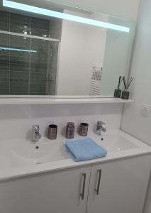 Appartements Appartement a Floirac avec 2 chambres, un parking prive, une terrasse, a 5 minutes en voiture de l'Arkea Arena de Bordeaux : photos des chambres