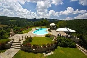 Stunning villa with pool, Jacuzzi and wonderful view - Pietralunga