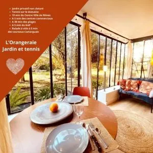 *L'Orangeraie* Maison avec jardin, tennis, parking - Générac