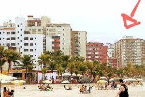 Apartamento em frente a praia