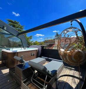 Appartements Superbe appartement avec jacuzzi proche de Paris : photos des chambres
