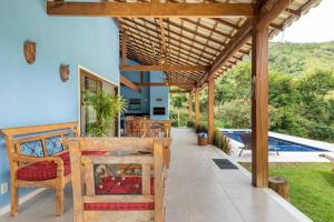 Paraiso em Secretario com Wi-Fi e campo futebol