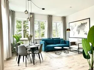 E&K living - city central - design apartment - kitchen - free parking - Langweid