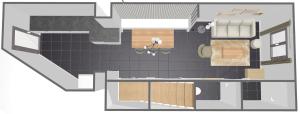 Maisons d'hotes Renovated 3 bedroom house with terrace : photos des chambres