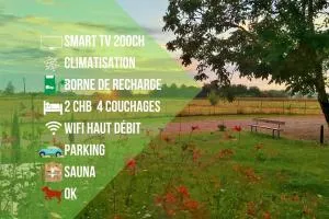 Le Cottage Nature Primeur Sauna Gaillac entre Albi-Toulouse & Les Cottages du Tarn - 布朗斯