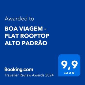 BOA VIAGEM - FLAT ROOFTOP ALTO PADRÃO