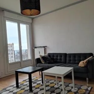 Appt 2 ch vue mer à 5' de la gare de BREST - Guipavas