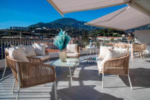 Appart'hotels Residence Hoteliere Chambord au coeur de Menton - entierement renovee : photos des chambres