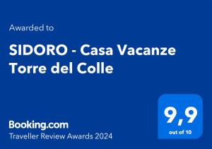 SIDORO Casa Vacanze Torre del Colle