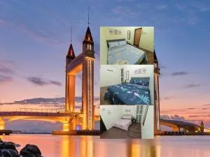 Roomstay Kuala Nerus Gated Parking - 6m to Beach & 15m to Drawbridge - 士兆
