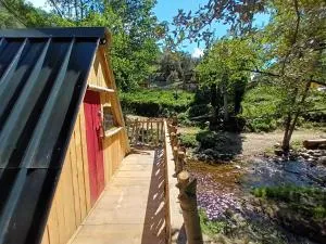 Cabane trappeur 4pers à la ferme aventure du perthus - 勒佩尔蒂
