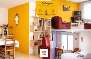 Appartements L'Intemporel - Appartement T3 avec jardinet : photos des chambres