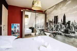 Maisons de vacances Maison spacieuse, quartier La Madeleine, terrasse et jardin : photos des chambres