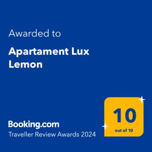 Apartament Lux Lemon