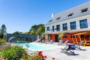 Villa KalonBreizh, Piscine privée chauffée & Sauna - Kerydreuf-en-Plouhinec