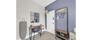 Blue Harmony: A Cozy Studio Retreat