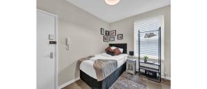 Minimalist Oasis: Airy Studio in Calming Neutrals