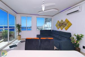 Incrível cobertura c jacuzzi & vista frontal mar