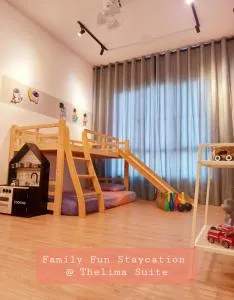 Family Fun Staycation @ Thelima Suite - Kampong Sungai Kantan