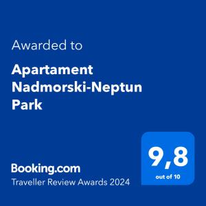 Apartament Nadmorski-Neptun Park