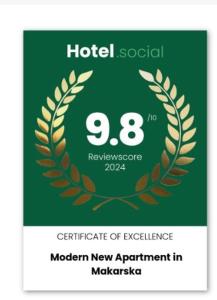 Modern new apartment in Makarska