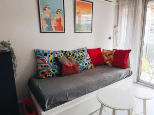 logement climatisé à Juan les Pins dans résidence avec piscine