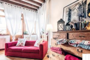 Loft overlooking the old town .